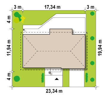 План проекта дома S3-133-1 фото 2
