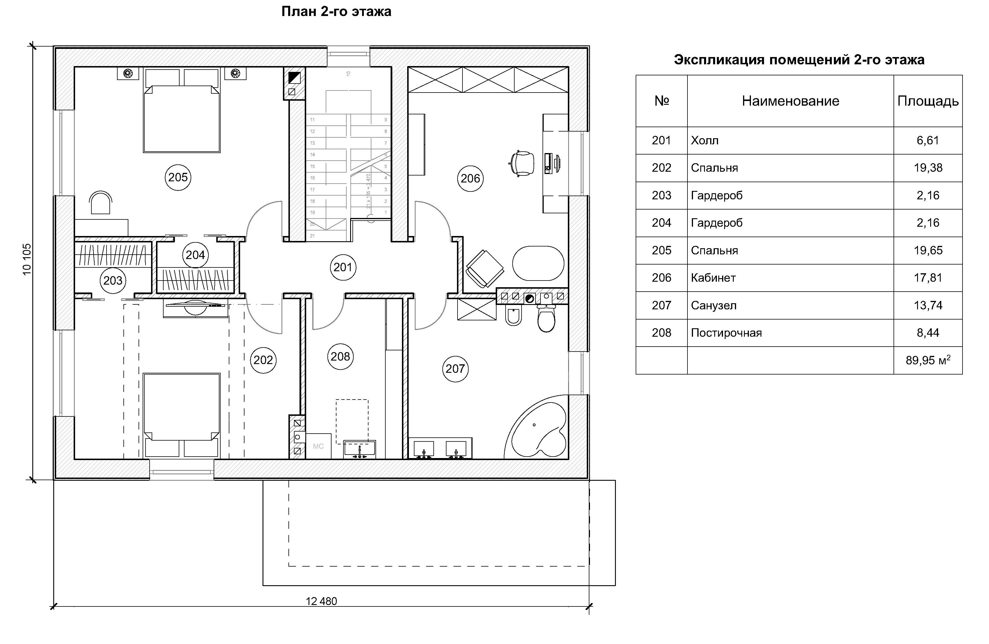 План проекта дома S-226 фото 2