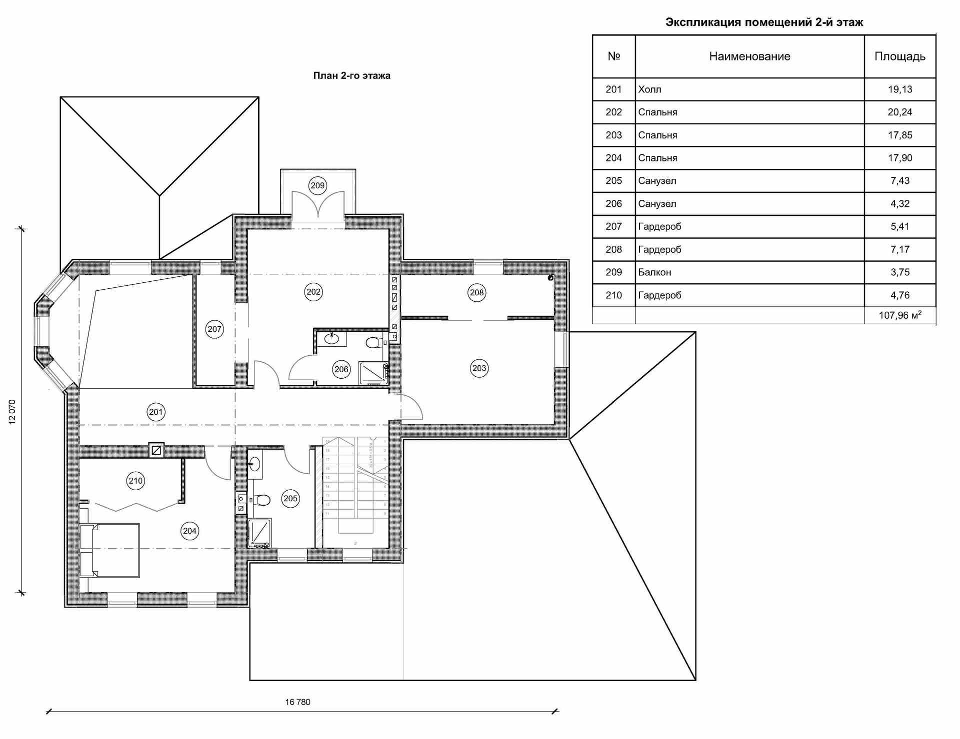 План проекта дома S-480 фото 2
