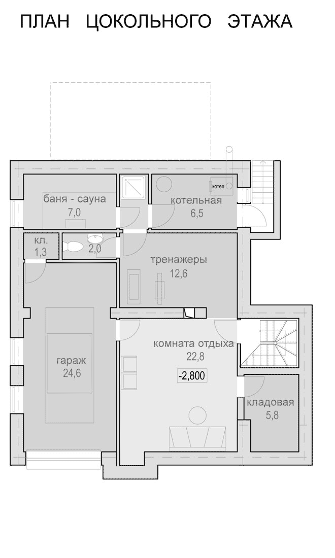 План проекта дома S1-254 фото 1