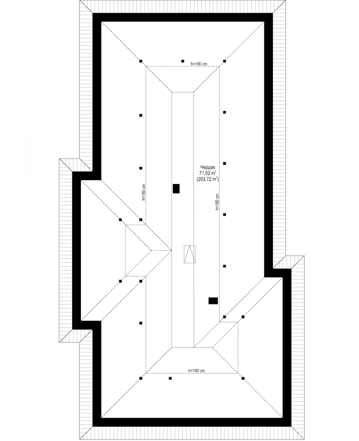 План проекта дома S8-223-1 фото 2