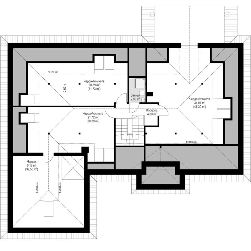 План проекта дома S8-349 фото 2