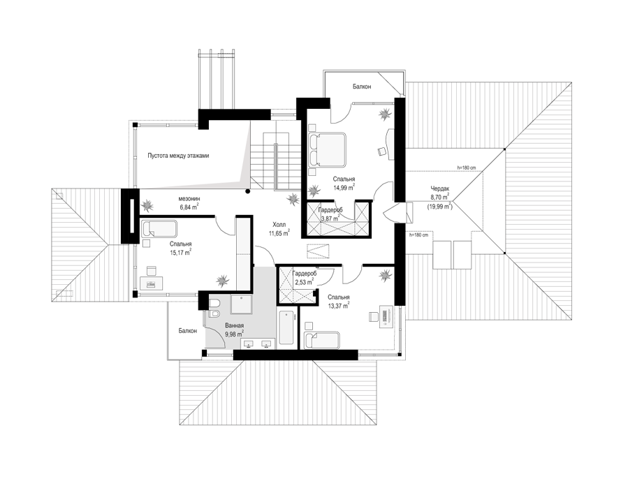 План проекта дома S8-306 фото 2