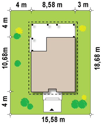 План проекта дома S3-65 фото 2