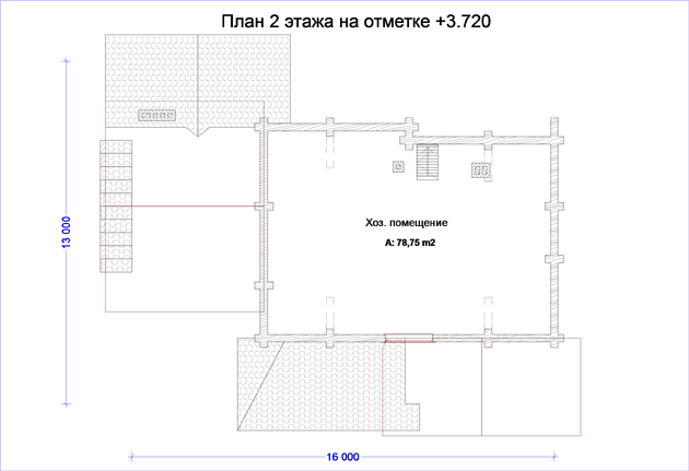 План проекта дома WB6-219-1 фото 2