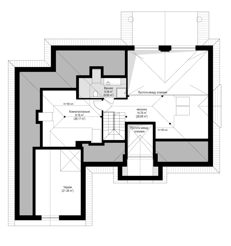 План проекта дома S8-260-2 фото 2