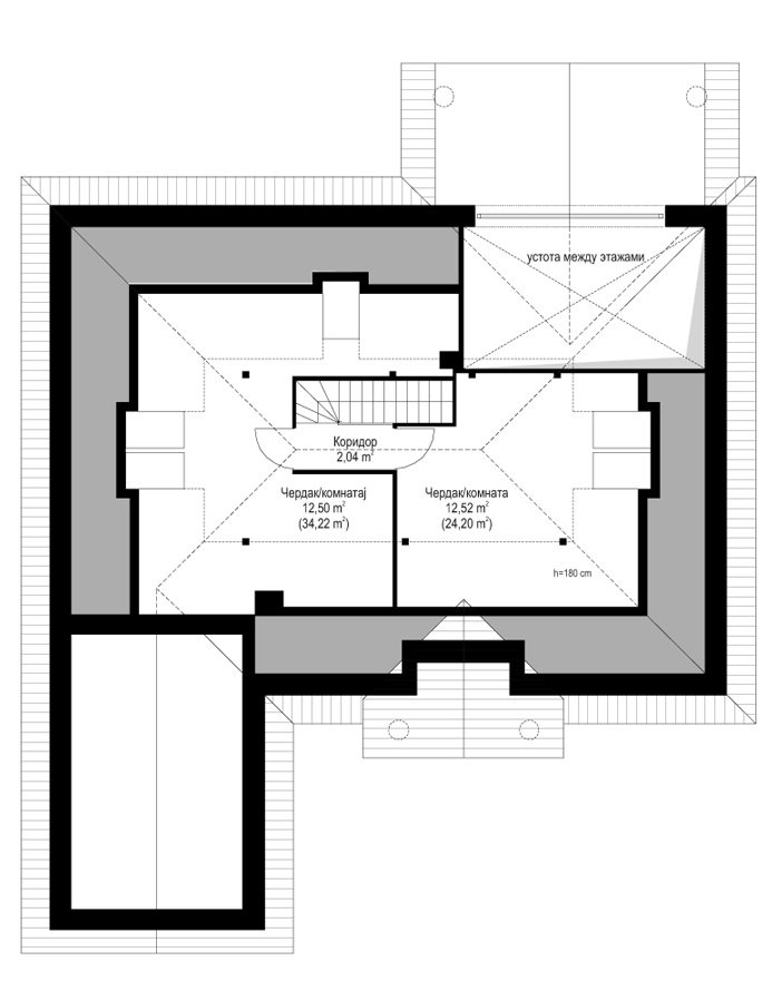 План проекта дома S8-199-5 фото 2