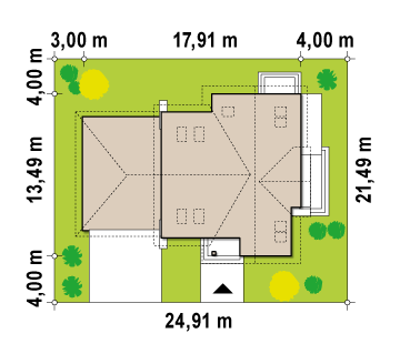 План проекта дома S3-267 фото 3