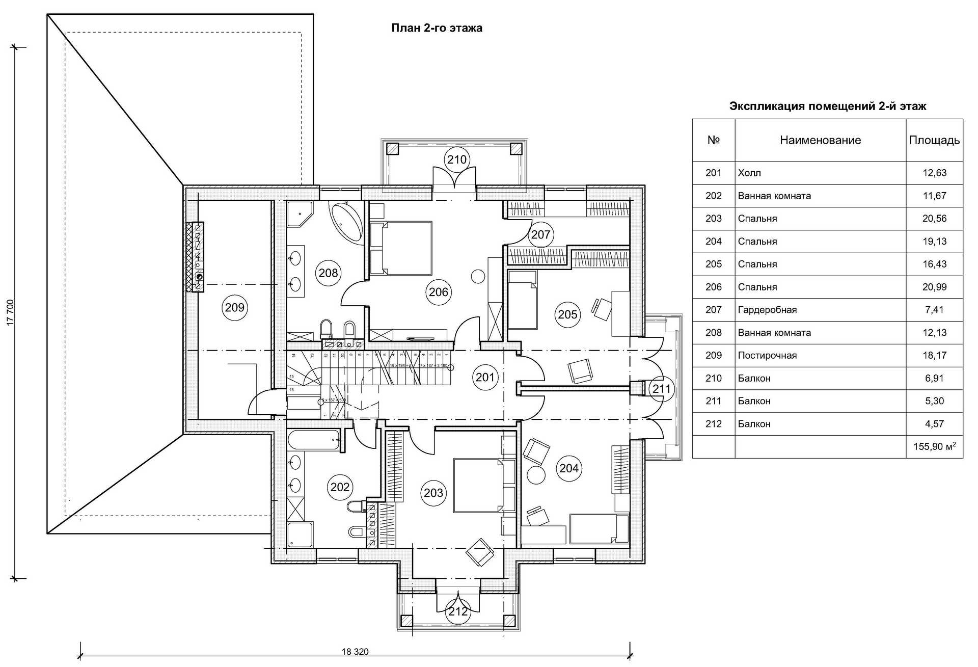 План проекта дома S-452 фото 2
