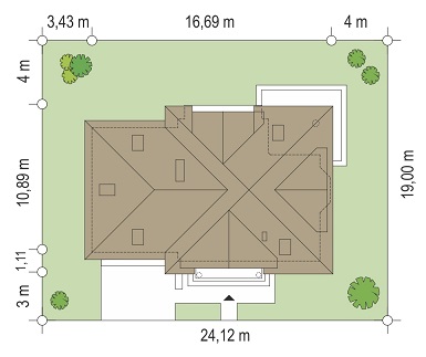 План проекта дома S8-243-1 фото 3