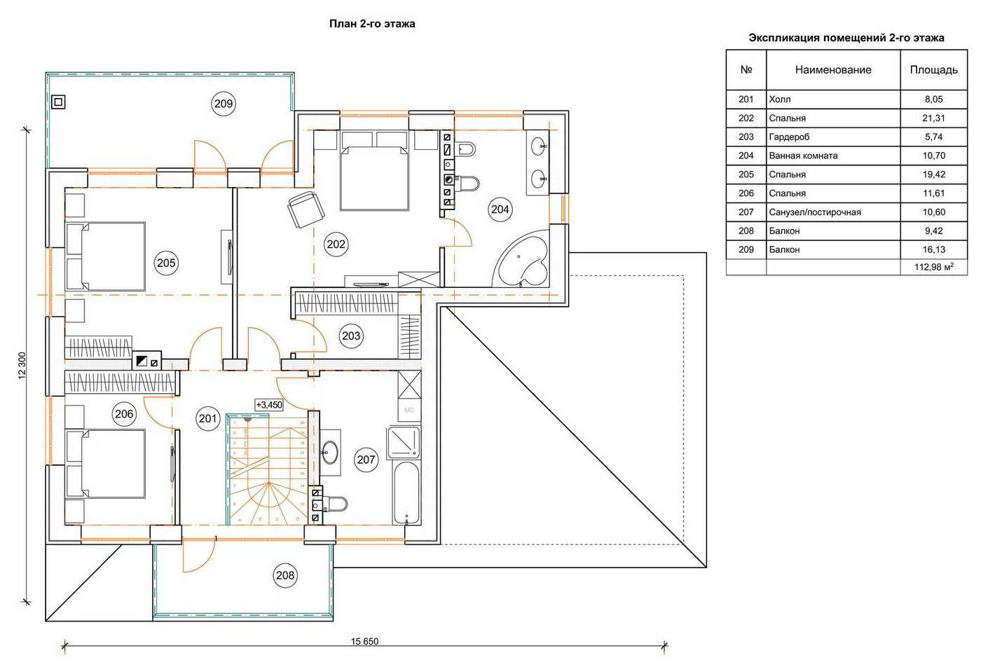 План проекта дома S-272 фото 2