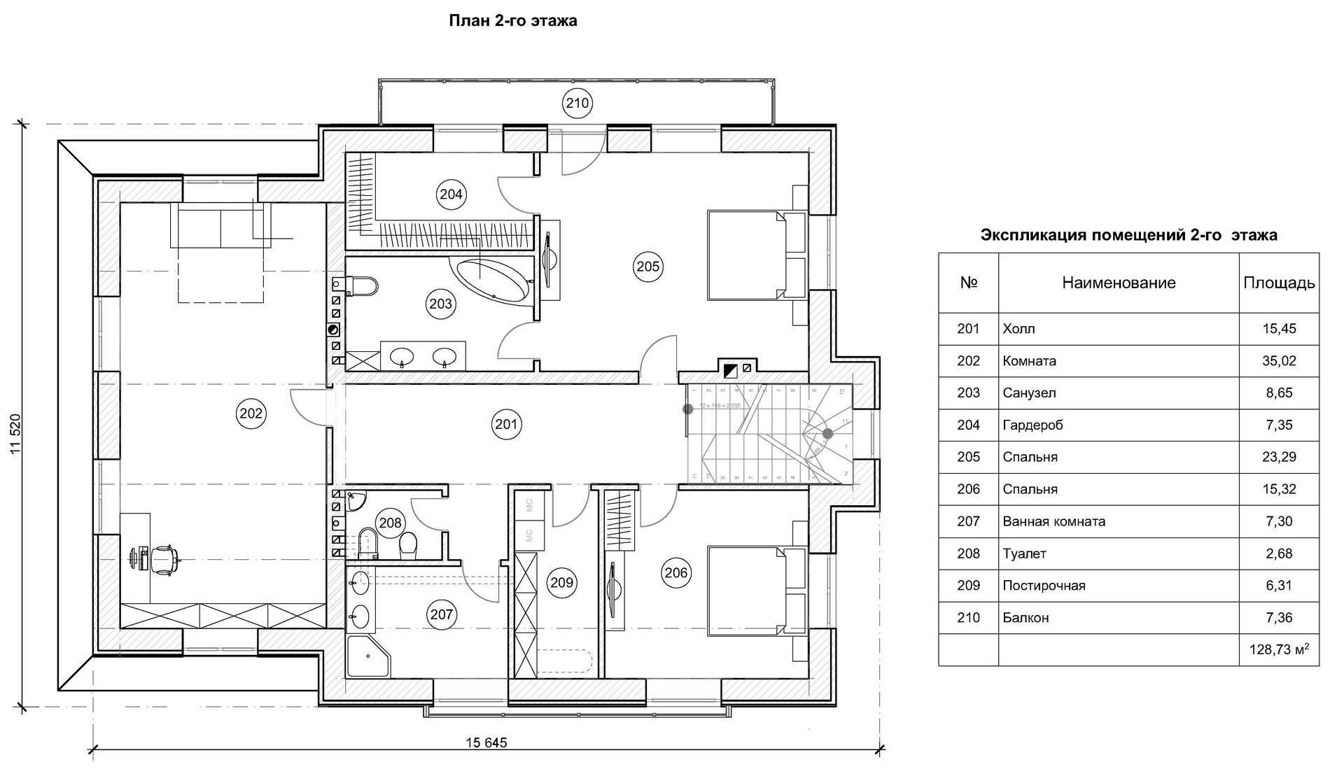 План проекта дома S-251 фото 2