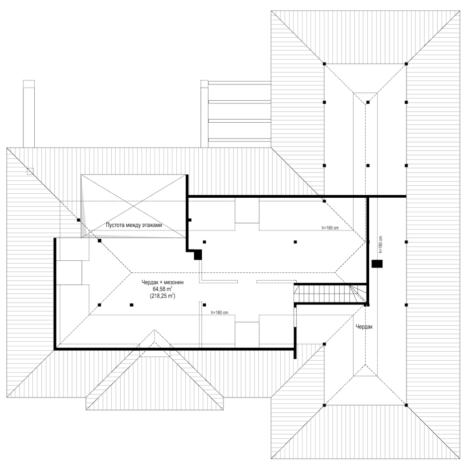 План проекта дома S8-280-3 фото 2