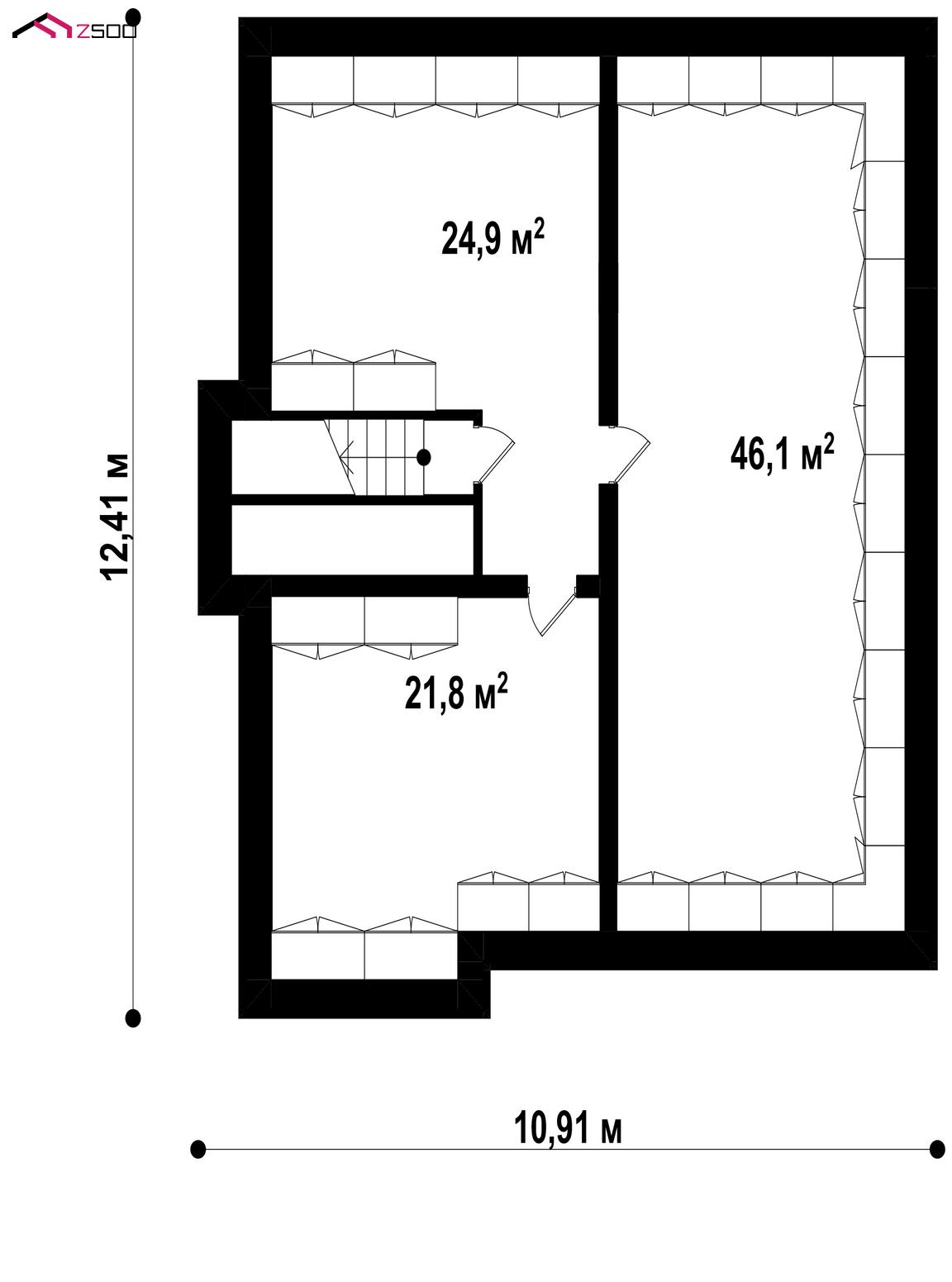 План проекта дома S3-292 фото 1