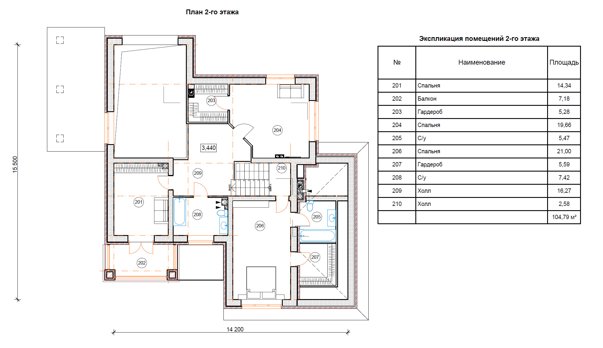 План проекта дома S-255 фото 2