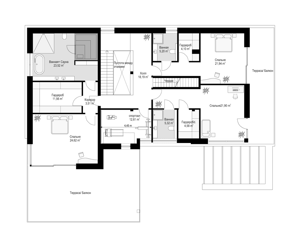 План проекта дома S8-465 фото 2