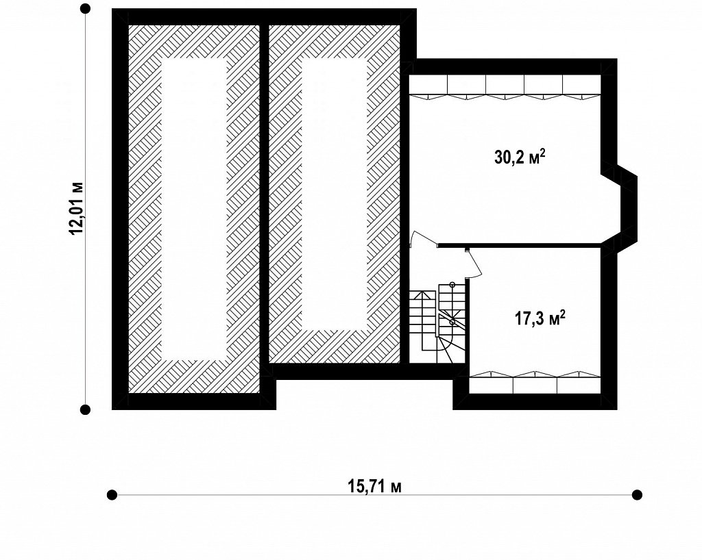 План проекта дома S3-189-6 фото 2