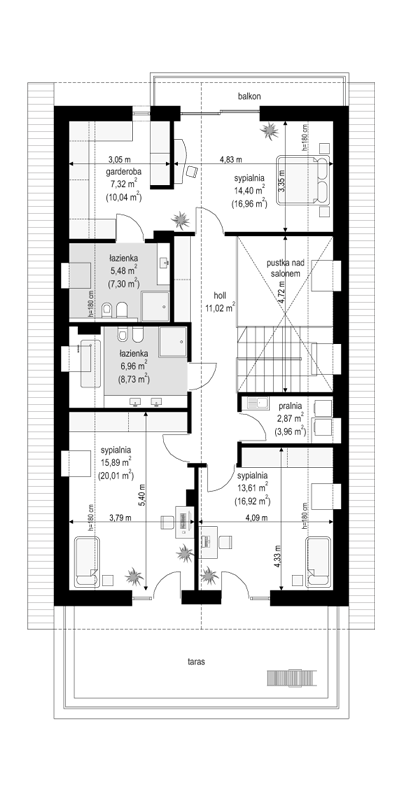 План проекта дома S8-239 фото 2
