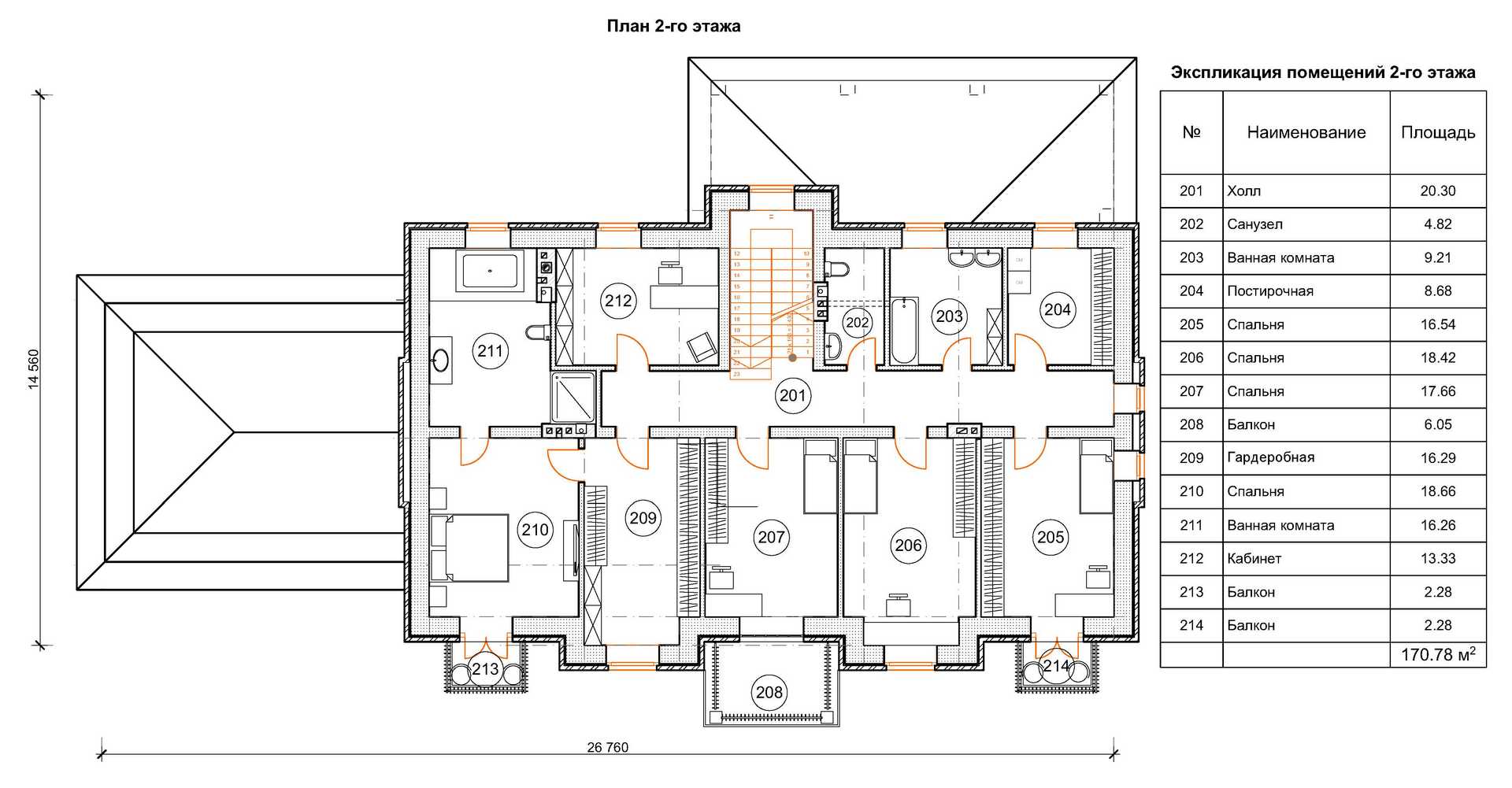 План проекта дома S-512 фото 2