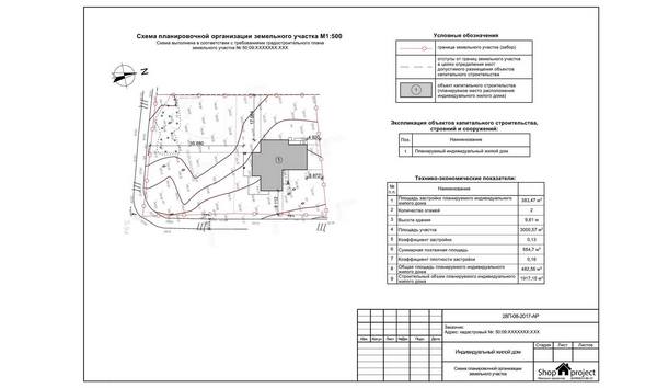 СПОЗУ (схема планировочной организации земельного участка)