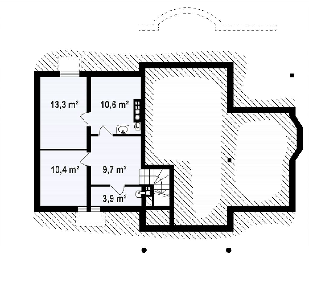 План проекта дома S3-275-1 фото 1