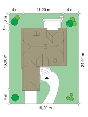 План проекта дома S8-184-1 фото 3