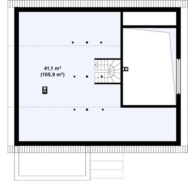 План проекта дома S3-150-1 фото 2