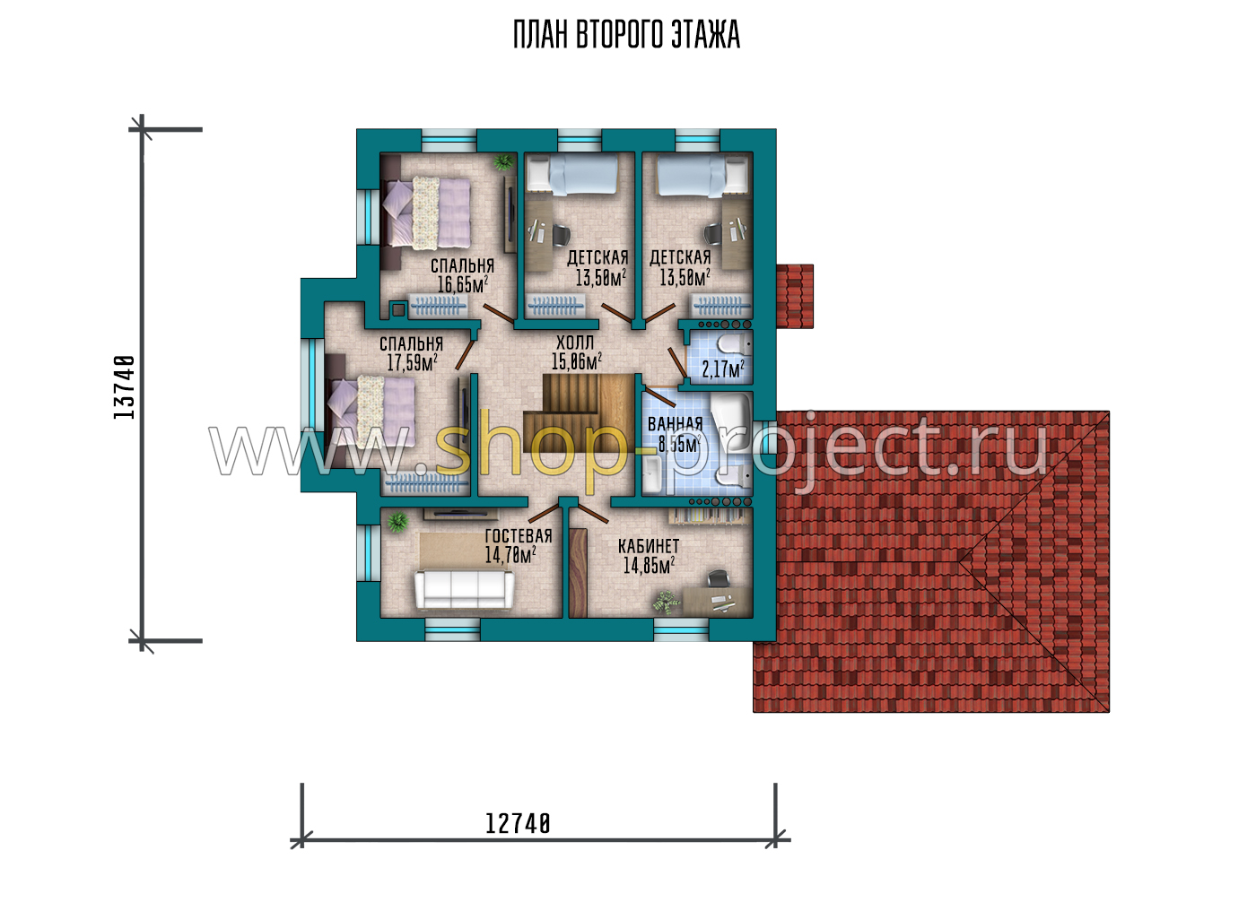 План проекта дома S2-402 фото 3