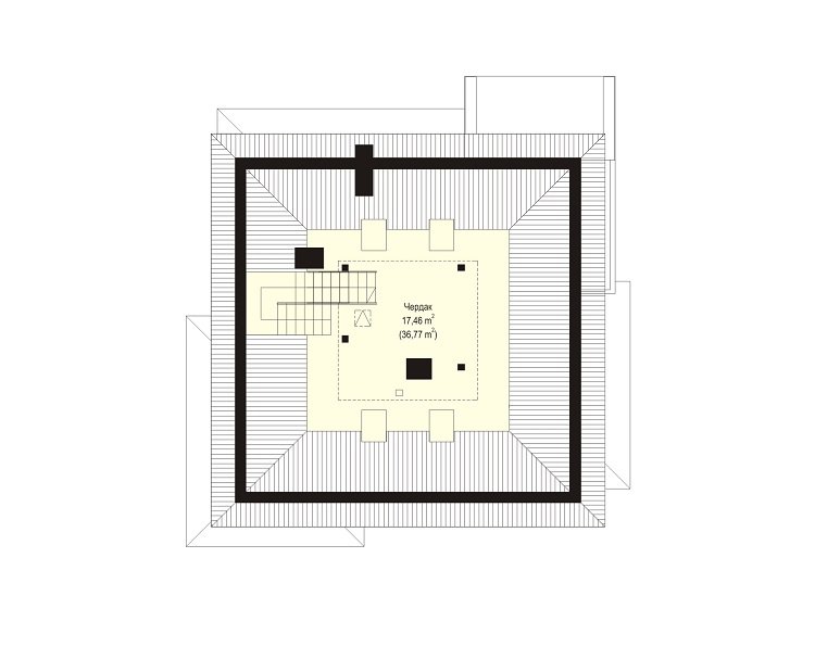 План проекта дома S8-375 фото 4