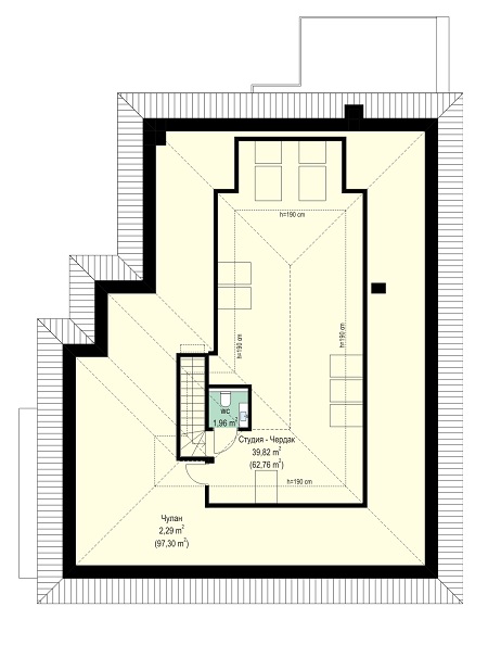 План проекта дома S8-441-1 фото 3