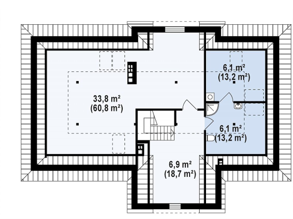 План проекта дома S3-275-1 фото 3