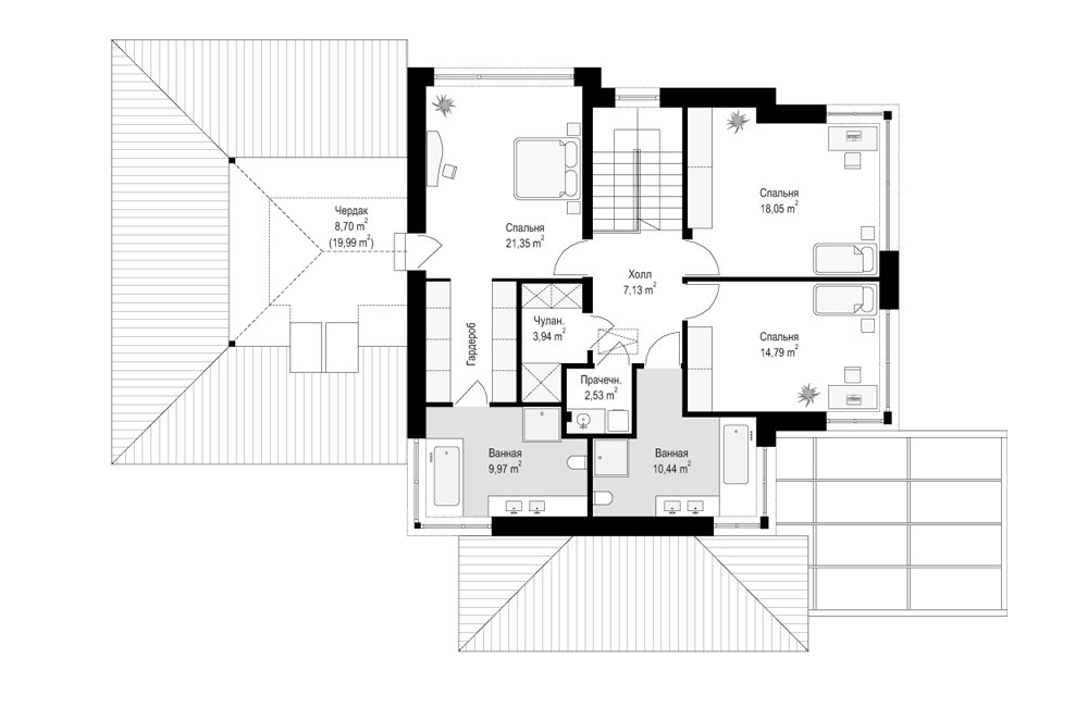 План проекта дома S8-319 фото 2
